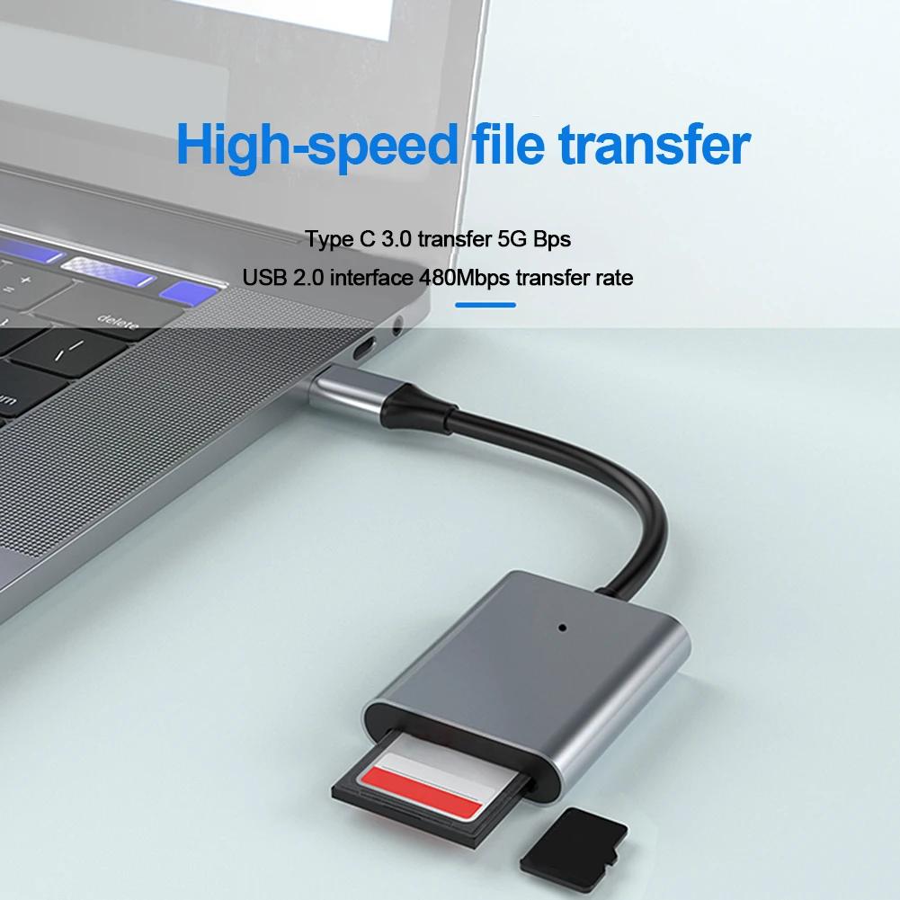 2-in-1 USB C ī  ,  е TF SD ī , SD3.0, SD4.0 + TF ī , 5Gbps